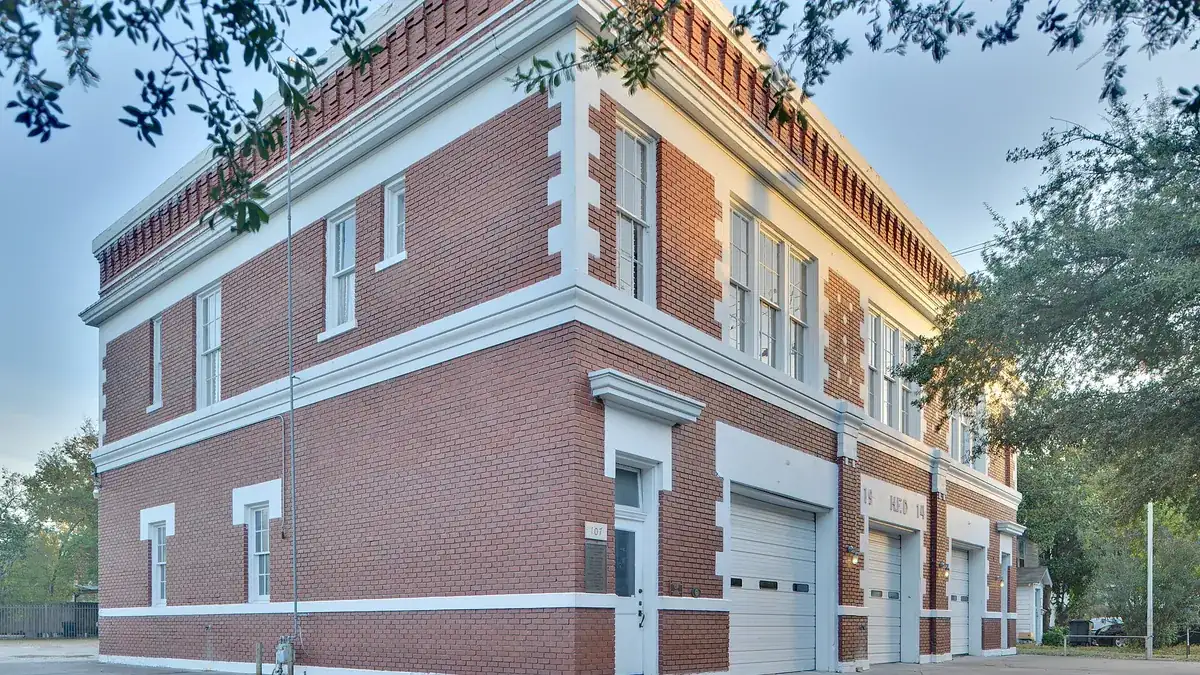 The old Houston Heights fire station on Yale Street